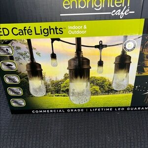 Café LED Lights - Black